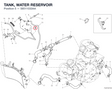TANK, WATER RESERVOIR 58511033AA diagram position