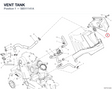 VENT TANK 58511141A diagram position
