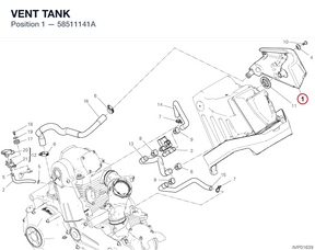 VENT TANK 58511141A diagram position