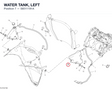 WATER TANK, LEFT 58511191A diagram position