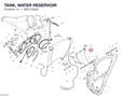 TANK, WATER RESERVOIR 58511252A diagram position