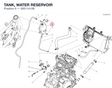 TANK, WATER RESERVOIR 58511412B diagram position