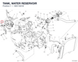 TANK, WATER RESERVOIR 58511601B diagram position