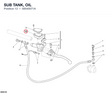 SUB TANK, OIL 58540071A diagram position
