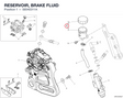 RESERVOIR, BRAKE FLUID 58540311A diagram position