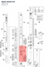 Diagram preview: BASE VALVE KIT (48601279S)