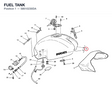 FUEL TANK 58610230DA diagram position