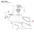 FUEL TANK 58610301AA diagram position
