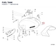 FUEL TANK 58610331AB diagram position