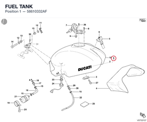 FUEL TANK 58610332AF diagram position