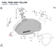 FUEL, TANK ASSY YELLOW