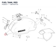 FUEL TANK, RED 58610441CA diagram position