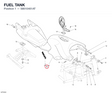 FUEL TANK 58610461AT diagram position