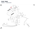 FUEL TANK 58610491AB diagram position