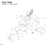FUEL TANK 58610581AA diagram position