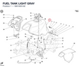 FUEL TANK LIGHT GRAY 58610601AE diagram position