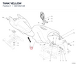 TANK YELLOW 58610621AB diagram position