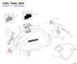 FUEL TANK, RED 58610831BJ diagram position