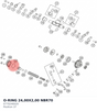Diagram preview: O-RING 24,00X2,00 NBR70 (0770240020)