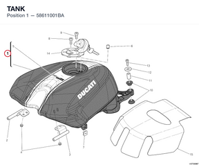 TANK 58611001BA diagram position