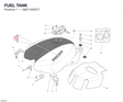 FUEL TANK 58611603CT diagram position