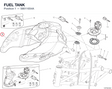 FUEL TANK 58611654A diagram position