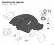 TANK FIGHTER YELLOW 58611721AY diagram position