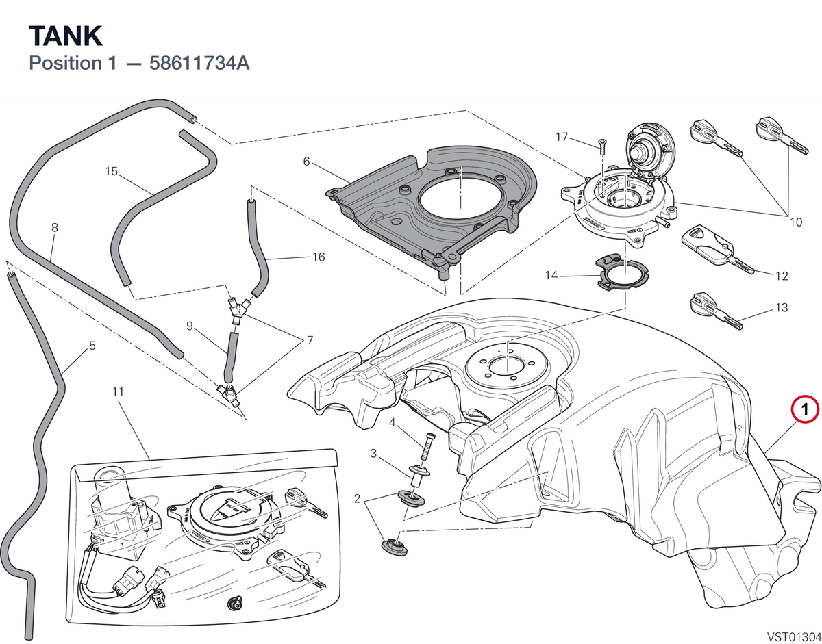 TANK 58611734A diagram position