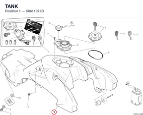 TANK 58611972B diagram position
