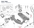 FUEL TANK 58612091AA diagram position