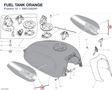 FUEL TANK ORANGE 58612262AP diagram position