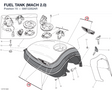 FUEL TANK (MACH 2.0) 58612262AR diagram position