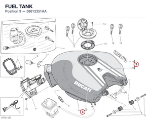 FUEL TANK 58612351AA diagram position
