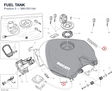 FUEL TANK 58612511AA diagram position