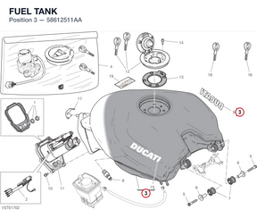 FUEL TANK 58612511AA diagram position
