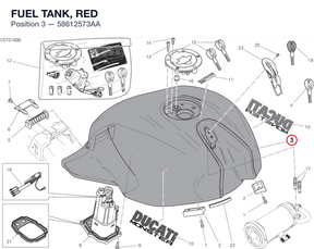 FUEL TANK, RED 58612573AA diagram position