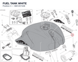 FUEL TANK WHITE 58612574AB diagram position