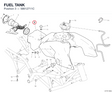 FUEL TANK 58612711C diagram position