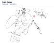 FUEL TANK 58612831A diagram position