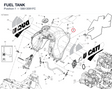 FUEL TANK 58613091FC diagram position