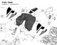 FUEL TANK 58613091FD diagram position