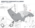 SERBATOIO CARBURANTE ALLUMINIO 58613161AC diagram position
