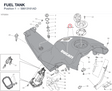 FUEL TANK 58613161AD diagram position