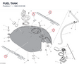 FUEL TANK 58613181DE diagram position