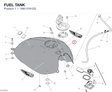 FUEL TANK 58613181DQ diagram position