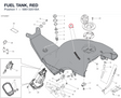 FUEL TANK, RED 58613201BA diagram position