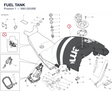 FUEL TANK 58613202BE diagram position