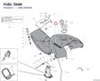 FUEL TANK 58613363AA diagram position