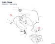 FUEL TANK 58613481B diagram position