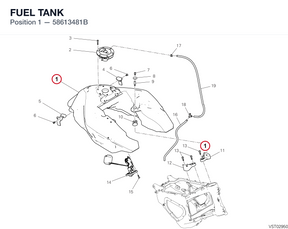 FUEL TANK 58613481B diagram position